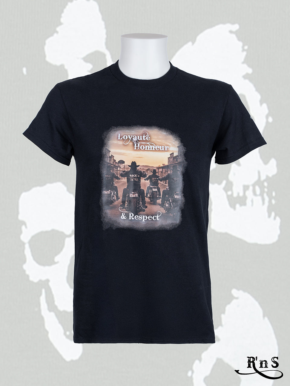 Tee-shirt Homme Rock'n Skull - Loyauté, Honneur & Respect