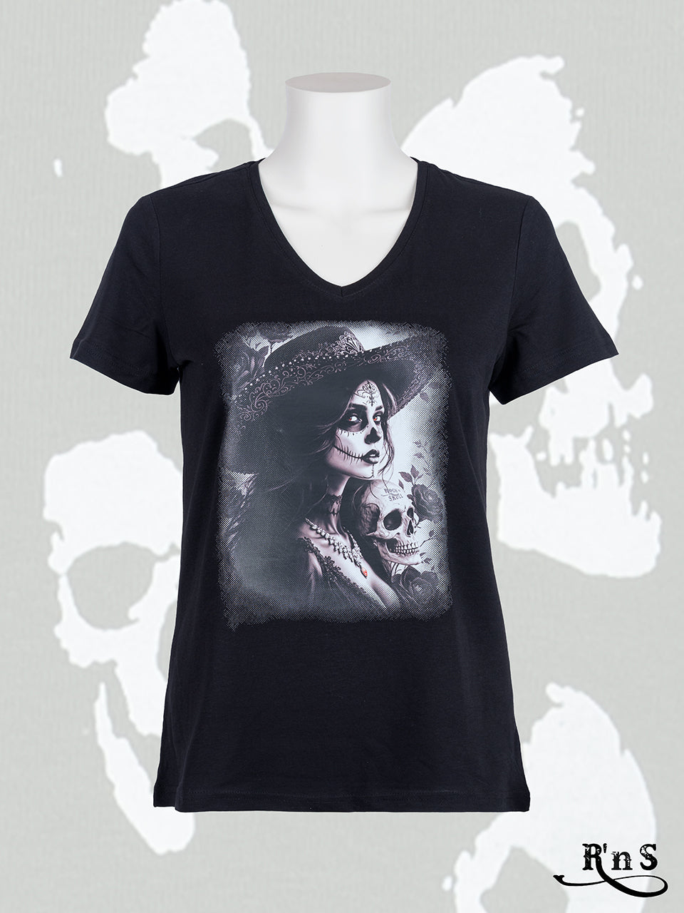 Tee-shirt Femme "Muerte" - Noir