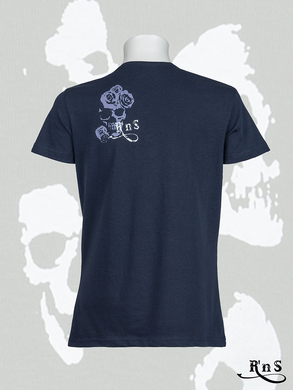 Tee-shirt Femme Rock'n Skull - L'original Bleu