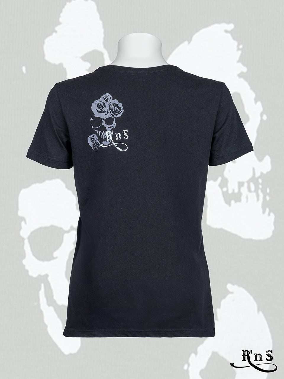 Tee-shirt Femme Rock'n Skull - L'original Noir